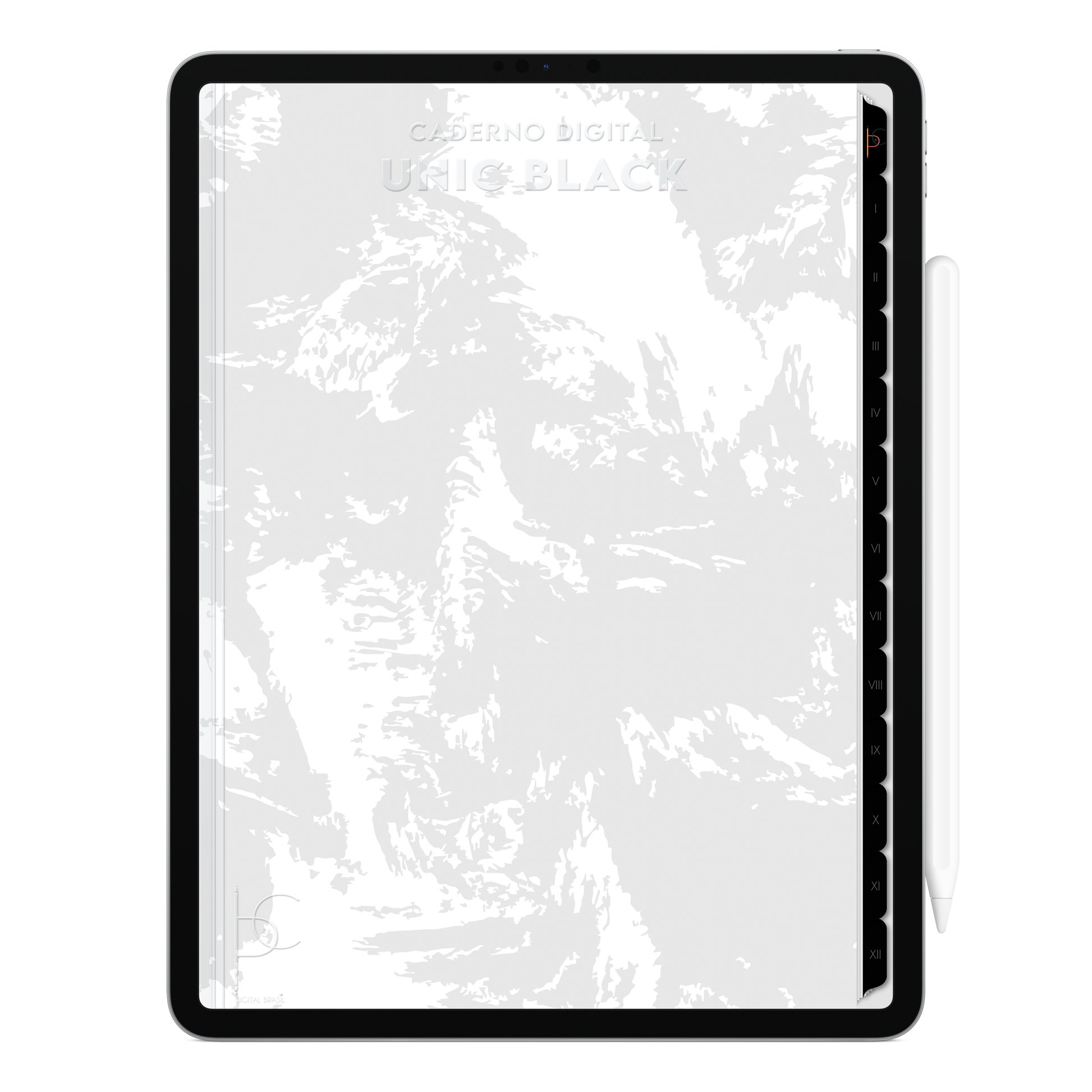 Caderno digital Unic Black 12 matérias da Cadernos & Planner Digital Brasil, para iPad e tablets Android, compatível com GoodNotes e Notein. Exclusivo para estudar e se planejar no iPad e tablets Android tablets da Samsung (TabS6 Lite, Tab S9 Fe, Tab S9 +, Galaxy Tab S10 Ultra · Galaxy Tab S10+, compatível com aplicativos de anotações digitais GoodNotes e Notein. Baixe grátis o Caderno Digital Gratuito. Faça o download do Planner Digital Grátis.