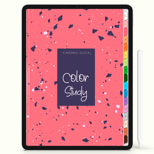 Caderno Digital Colors 16 Matérias • Para iPad e Tablet Android • Download instantâneo • Sustentável