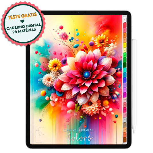 Caderno Digital Grátis Teste Gratuito no iPad ou Tablet Android, Tablet Samsung Planner Digital Cadernos & Planner Digital Brasil App GoodNotes, Notein, Samsung Notes Caderno para Tablet, Caderno Grátis