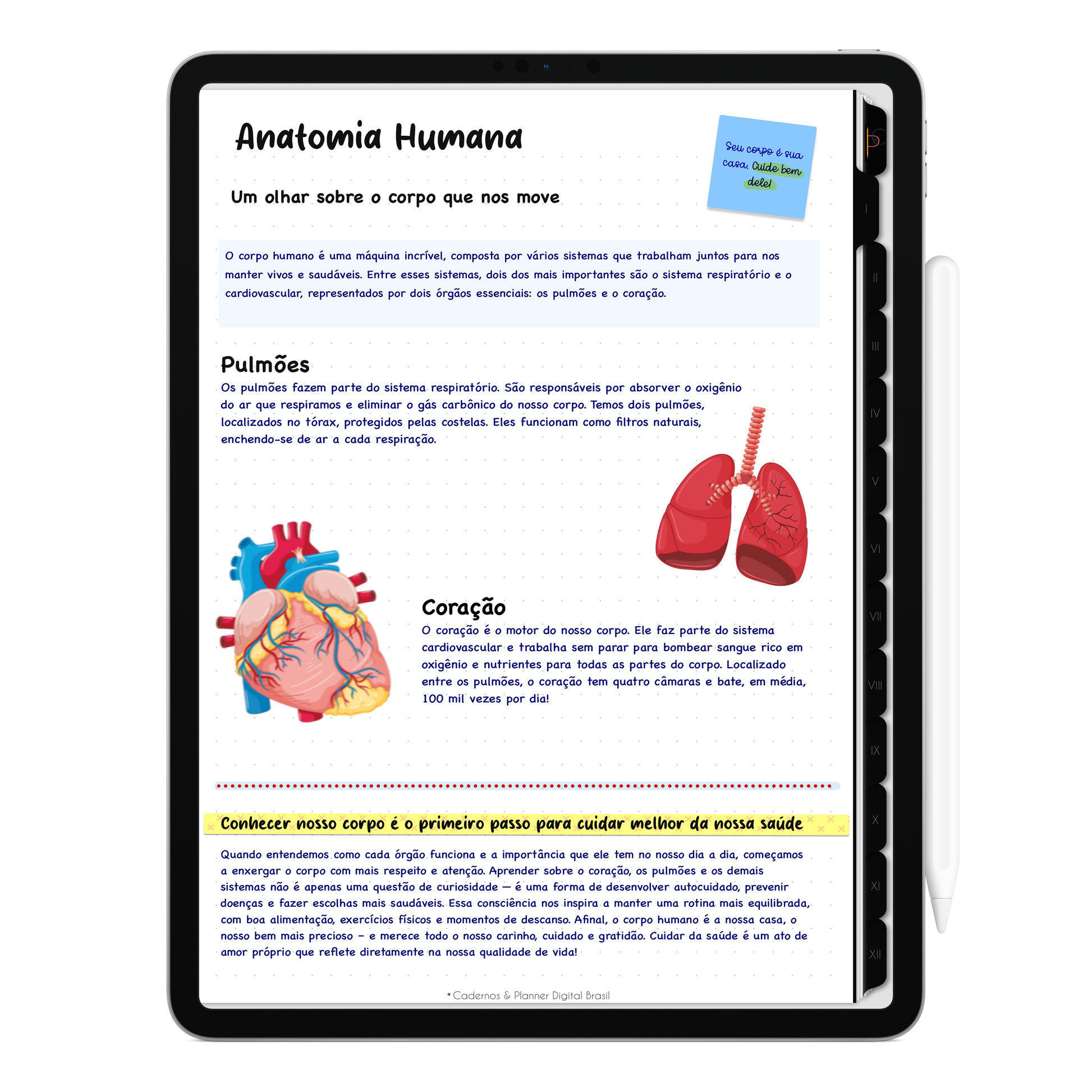 Caderno digital Unic Black básico e estiloso, para estudos e anotações. Exclusivo para estudar e se planejar no iPad e tablets Android tablets da Samsung (TabS6 Lite, Tab S9 Fe, Tab S9 +, Galaxy Tab S10 Ultra · Galaxy Tab S10+, compatível com aplicativos de anotações digitais GoodNotes e Notein. Baixe grátis o Caderno Digital Gratuito. Faça o download do Planner Digital Grátis.