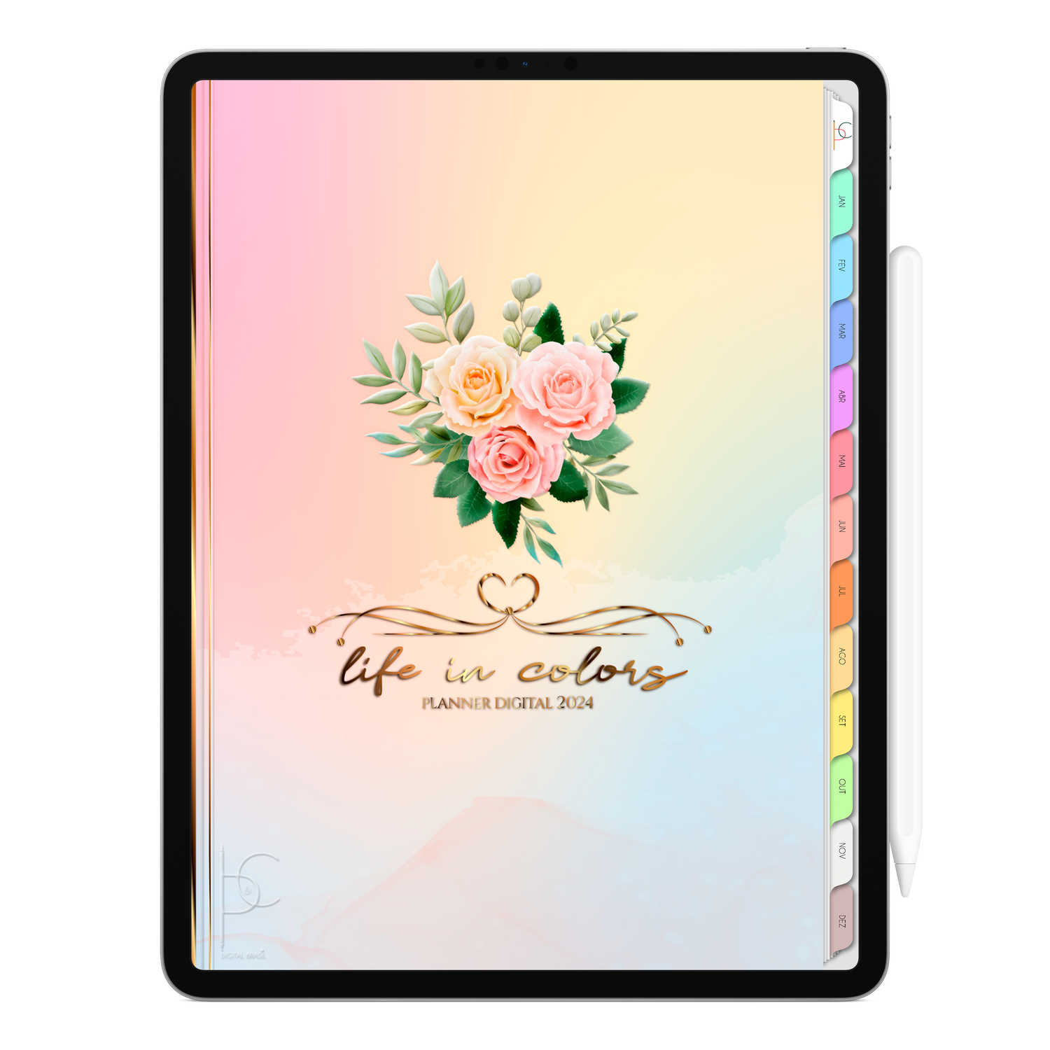 O melhor Planner Digital 2024 para planejar e organizar a vida em 2024 para iPad e Tablet Android com app GoodNotes, Noteshelf, Samsung Notes, flexcil. Cadernos & Planner Digital Brasil
