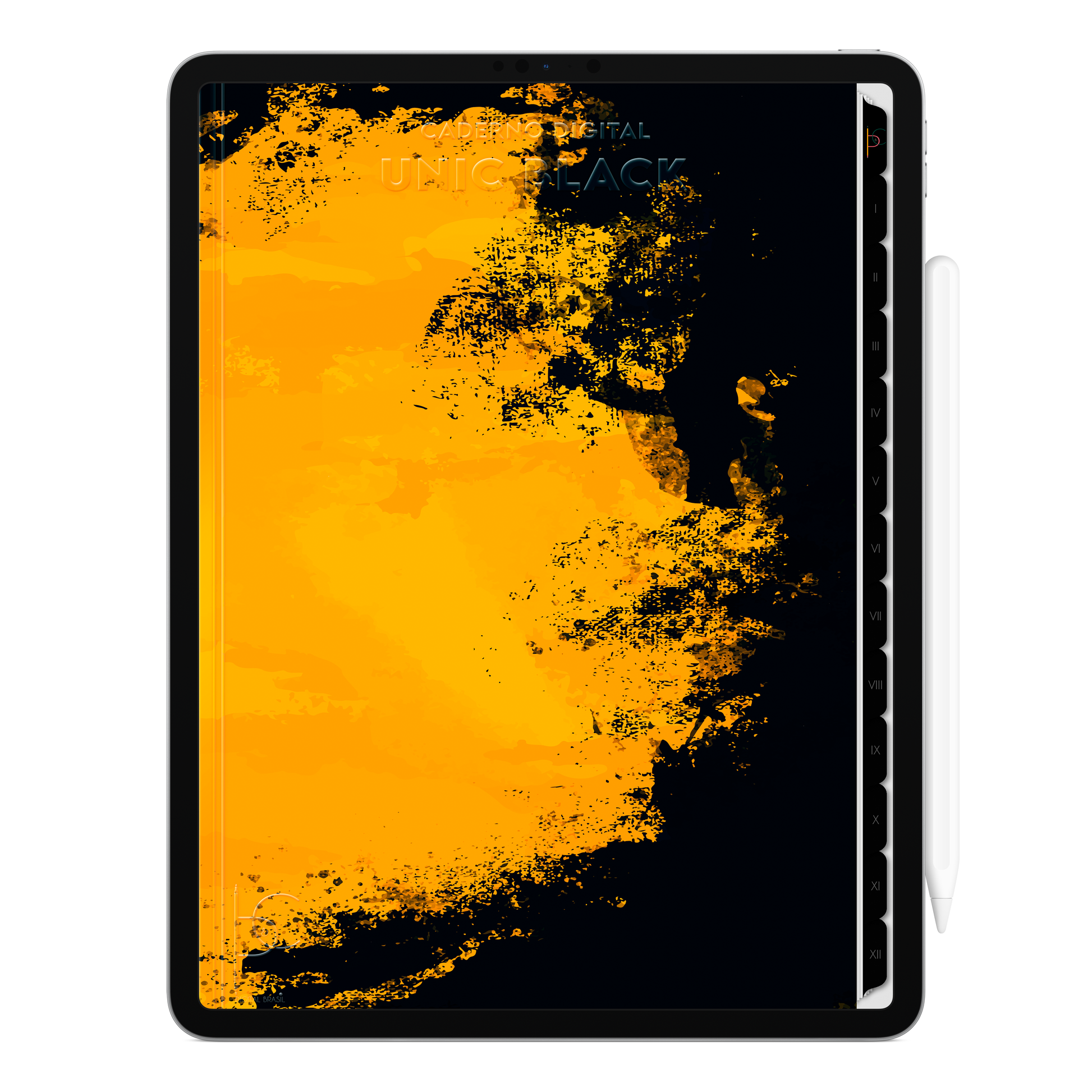 Caderno digital Unic Black o único caderno para estudantes que priorizam os estudos. Com páginas pautadas e pontilhadas, para uso em tablets Android e iPad, da Cadernos & Planner Digital Brasil. Exclusivo para estudar e se planejar no iPad e tablets Android tablets da Samsung (TabS6 Lite, Tab S9 Fe, Tab S9 +, Galaxy Tab S10 Ultra · Galaxy Tab S10+, compatível com aplicativos de anotações digitais GoodNotes e Notein. Baixe grátis o Caderno Digital Gratuito. Faça o download do Planner Digital Grátis.