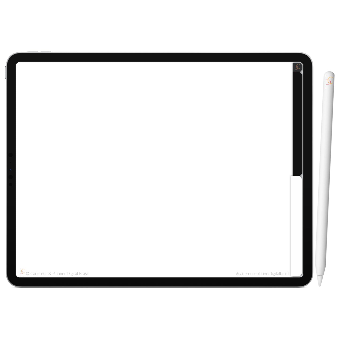 Mapa Mental Digital White Black ' 2 Matérias Divisórias • Study • iPad Tablet • GoodNotes Noteshelf • Download instantâneo