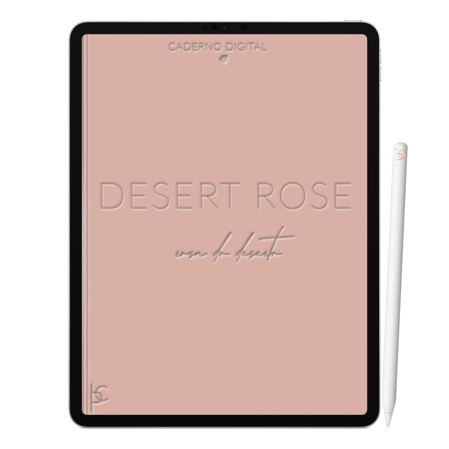 Caderno Digital Minimalista Rosa do Deserto ' 10 Matérias Divisórias • Study • iPad Tablet • GoodNotes Noteshelf  • Download instantâneo