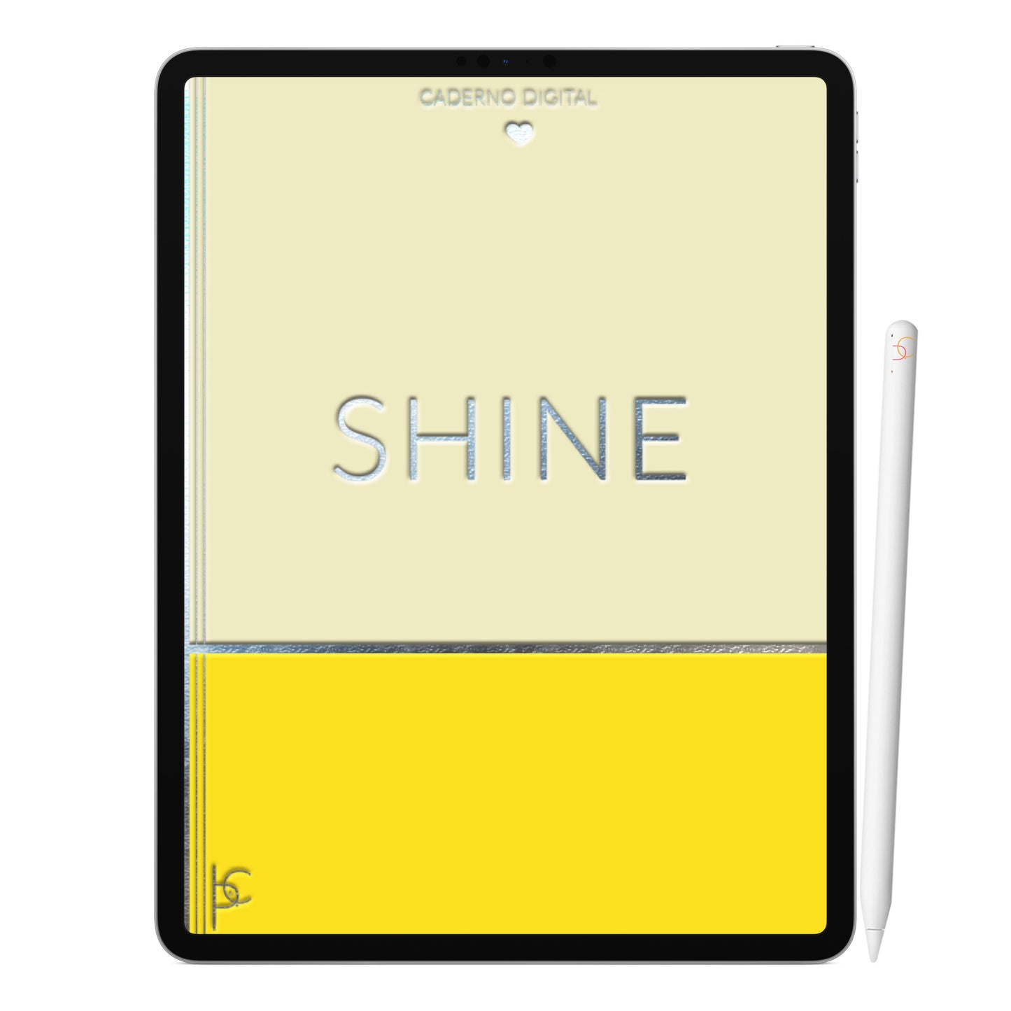 Caderno Digital Shine Brilhe  ' 2 Matérias Divisórias • Study • iPad Tablet • GoodNotes Noteshelf  • Download instantâneo