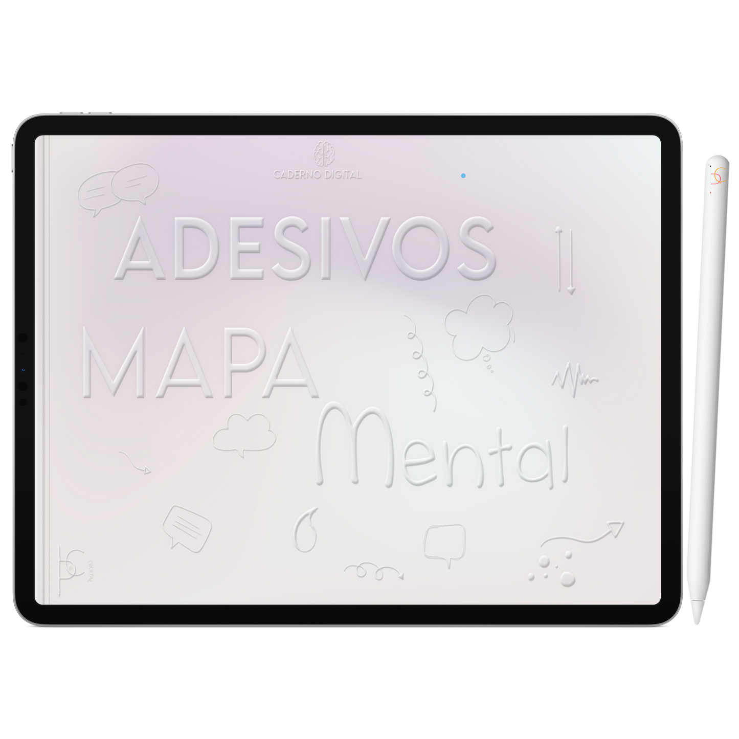 Adesivos Stickers Digital Mapa Mental Céu Noturno • iPad Tablet • GoodNotes Noteshelf