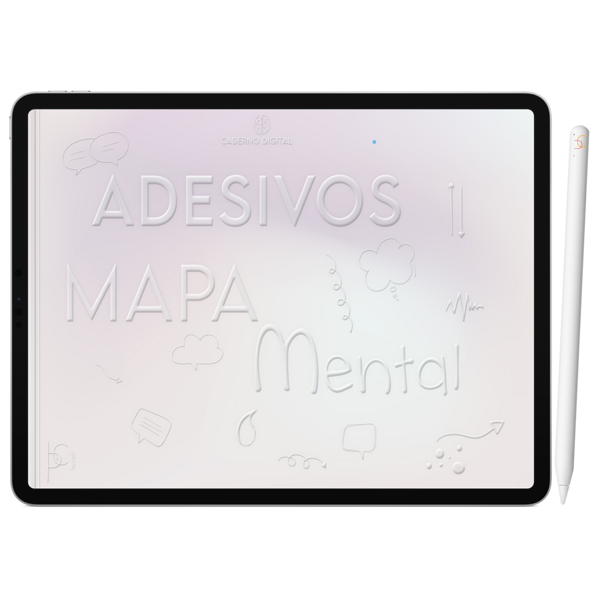 Kit Adesivos Stickers Digital para Mapa Mental Céu Noturno • iPad Tablet • GoodNotes Noteshelf