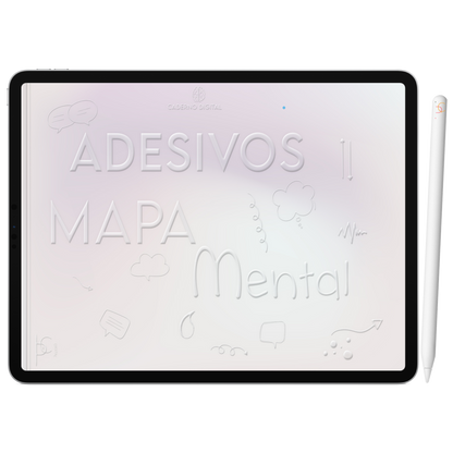 Kit Adesivos Stickers Digital para Mapa Mental Céu Noturno • iPad Tablet • GoodNotes Noteshelf