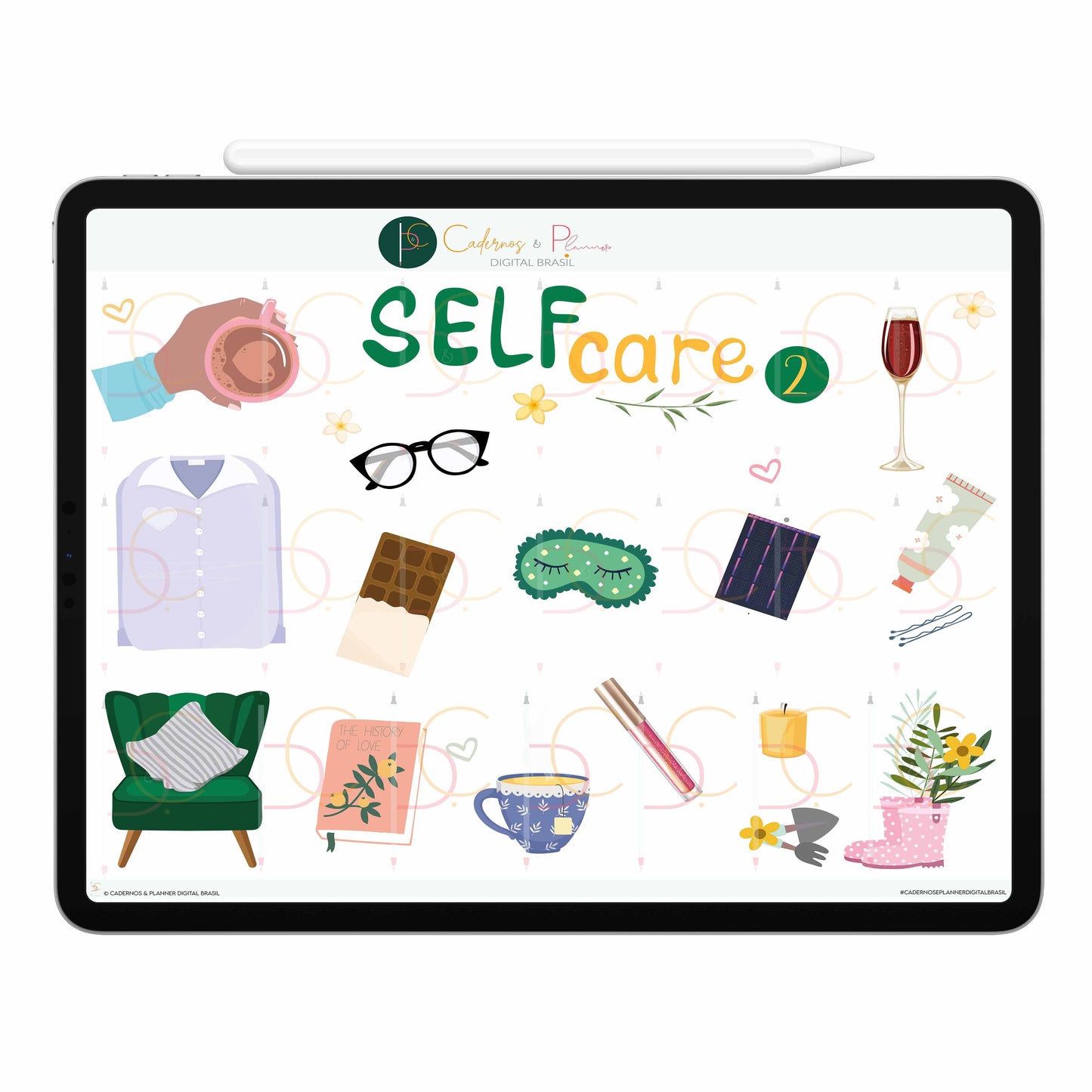 Adesivos Stickers Digital Self Care, Momento Feliz, Autocuidado, Cuidado Pessoal • Planner Digital Caderno Digital • iPad Tablet • GoodNotes NoteshelfAdesivos Stickers Digital Self Care, Momento Feliz, Autocuidado, Cuidado Pessoal • iPad Tablet • Download instantâneo • 100% Sustentável