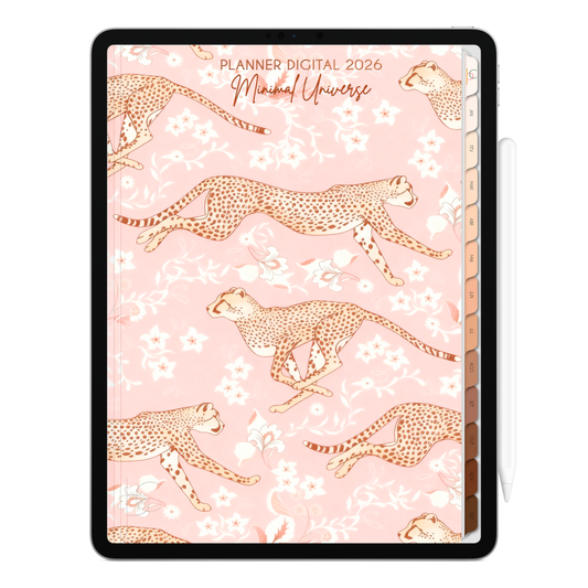 Planner Digital 2026 Vertical Minimal Universe Encanto Selvagem pt-BR • Para iPad e Tablet Android • Download Imediato