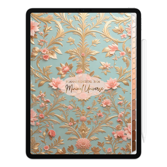 Planner Digital 2026 Vertical Minimal Universe Beleza Oculta pt-BR • Para iPad e Tablet Android • Download Imediato