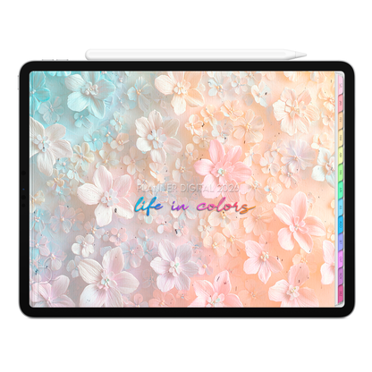 Planner Digital 2026 Horizontal Life In Colors Energia Elevada pt-BR • Para iPad e Tablet Android • Download Imediato