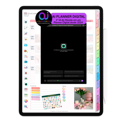 Planner Digital 2026 Vertical Life In Colors Doce Silêncio pt-BR • Para iPad e Tablet Android • Download Imediato