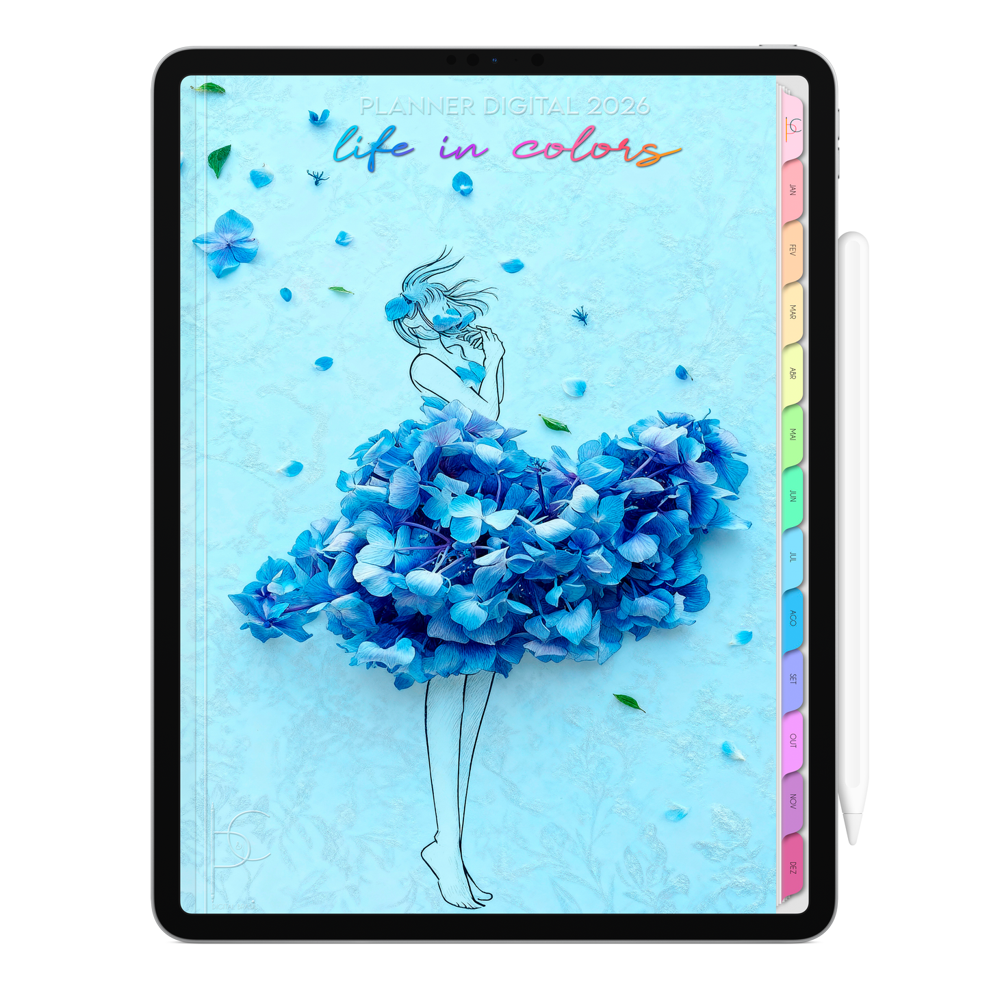 Planner Digital 2026 Vertical Life In Colors Alma em Expansão pt-BR • Para iPad e Tablet Android • Download Imediato