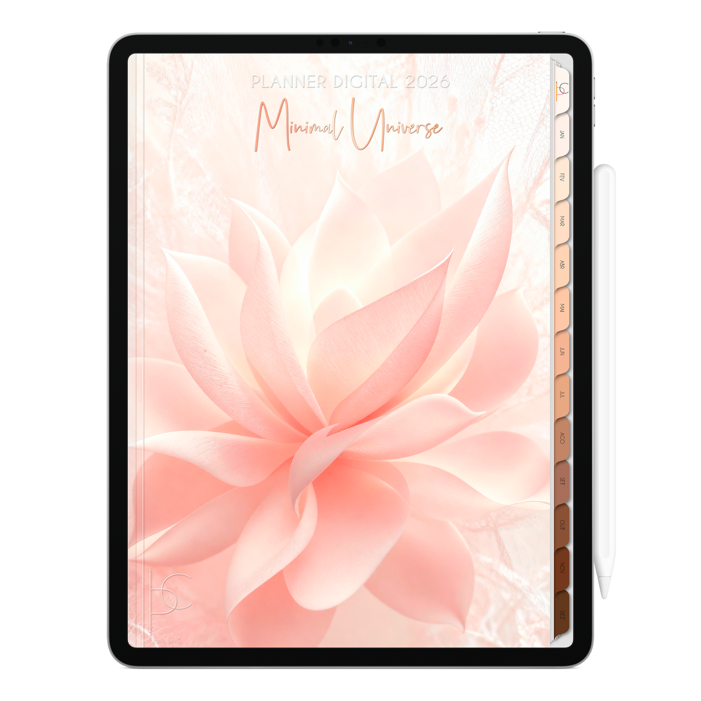 Planner Digital 2026 Vertical Minimal Universe Mística pt-BR • Para iPad e Tablet Android • Download Imediato