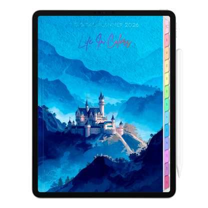Digital Planner 2026 Vertical Life In Colors Kingdom of Enchantment ENG • For iPad and Android Tablet • Immediate Download