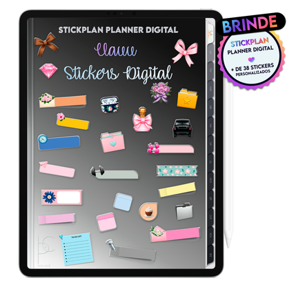 Planner Digital 2026 Horizontal Executivo Grandeza Manifesta pt-BR • Para iPad e Tablet Android • Download Imediato