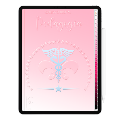 Caderno Digital Blush Pedagogia Conectando Estrelas 24 Matérias • Para iPad e Tablet Android • Download instantâneo • Sustentável