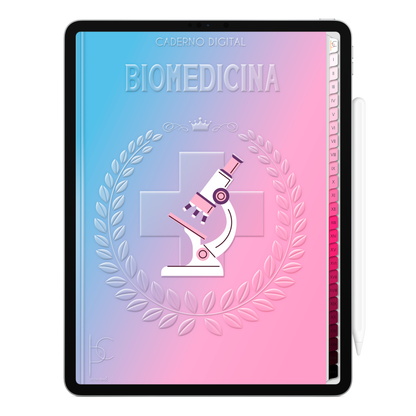 Caderno Digital Blush Descobertas 24 Matérias • Para iPad e Tablet Android • Download instantâneo • Sustentável