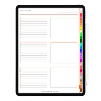 Caderno Digital Colors 24 Matérias Sun and Energy  • Para iPad e Tablet Android • Download instantâneo