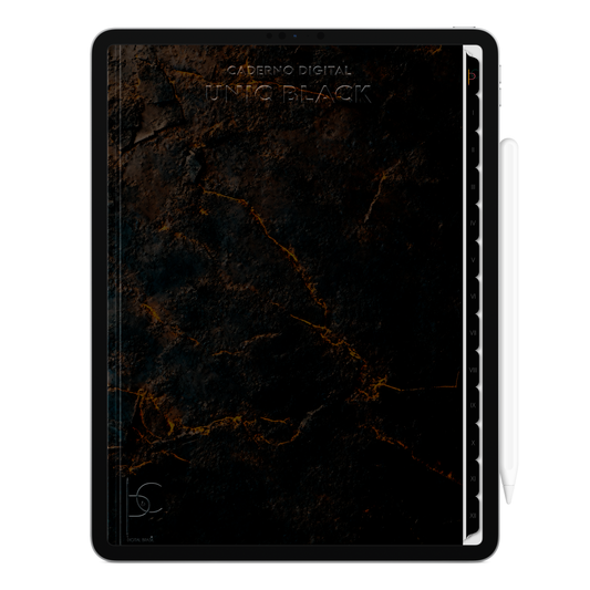 Caderno digital Unic Black o queridinho dos estudantes, para estudos, concursos, faculdade da marca brasileira Cadernos & Planner Digital Brasil. Exclusivo para estudar e se planejar no iPad e tablets Android tablets da Samsung (TabS6 Lite, Tab S9 Fe, Tab S9 +, Galaxy Tab S10 Ultra · Galaxy Tab S10+, compatível com aplicativos de anotações digitais GoodNotes e Notein. Baixe grátis o Caderno Digital Gratuito. Faça o download do Planner Digital Grátis.