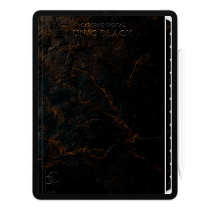 Caderno digital Unic Black o queridinho dos estudantes, para estudos, concursos, faculdade da marca brasileira Cadernos & Planner Digital Brasil. Exclusivo para estudar e se planejar no iPad e tablets Android tablets da Samsung (TabS6 Lite, Tab S9 Fe, Tab S9 +, Galaxy Tab S10 Ultra · Galaxy Tab S10+, compatível com aplicativos de anotações digitais GoodNotes e Notein. Baixe grátis o Caderno Digital Gratuito. Faça o download do Planner Digital Grátis.