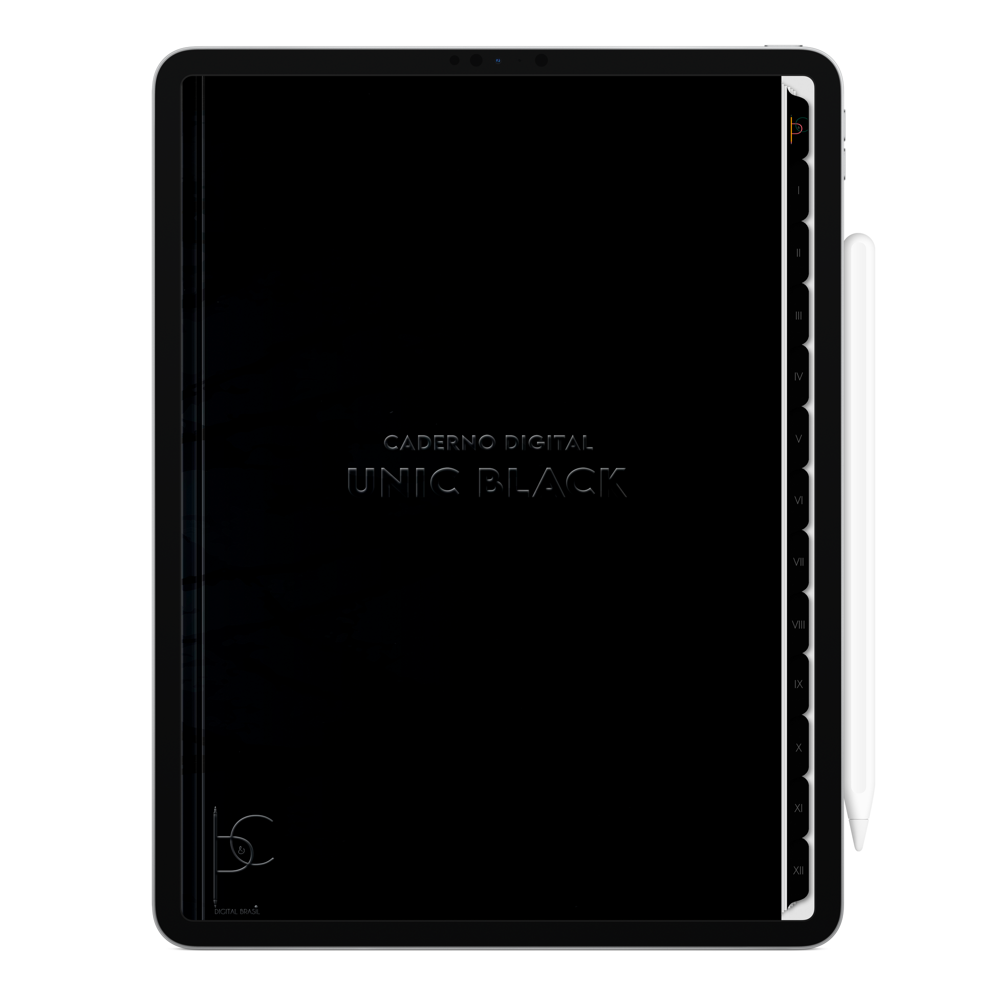 Caderno digital Unic Black o queridinho de estudantes e profissionais, para estudos, concursos, faculdade da marca brasileira Cadernos & Planner Digital Brasil. Exclusivo para estudar e se planejar no iPad e tablets Android tablets da Samsung (TabS6 Lite, Tab S9 Fe, Tab S9 +, Galaxy Tab S10 Ultra · Galaxy Tab S10+, compatível com aplicativos de anotações digitais GoodNotes e Notein. Baixe grátis o Caderno Digital Gratuito. Faça o download do Planner Digital Grátis.