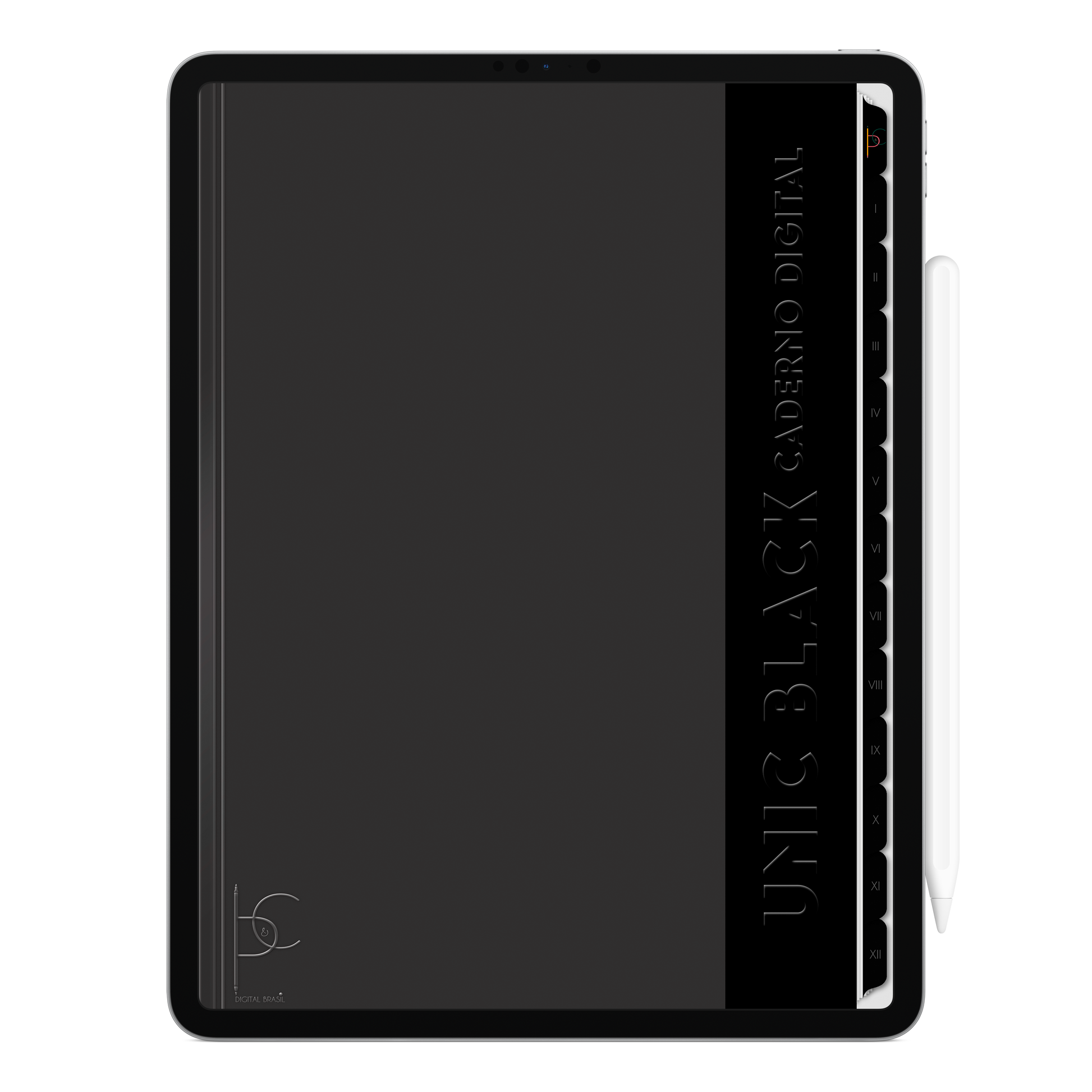 Caderno digital Unic Black para tablets Android, mais vendido para estudantes. Com páginas ilimitadas da marca nacional Cadernos & Planner Digital Brasil. Exclusivo para estudar e se planejar no iPad e tablets Android tablets da Samsung (TabS6 Lite, Tab S9 Fe, Tab S9 +, Galaxy Tab S10 Ultra · Galaxy Tab S10+, compatível com aplicativos de anotações digitais GoodNotes e Notein. Baixe grátis o Caderno Digital Gratuito. Faça o download do Planner Digital Grátis.
