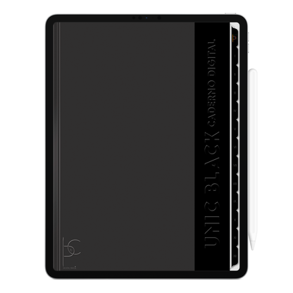 Caderno digital Unic Black para tablets Android, mais vendido para estudantes. Com páginas ilimitadas da marca nacional Cadernos & Planner Digital Brasil. Exclusivo para estudar e se planejar no iPad e tablets Android tablets da Samsung (TabS6 Lite, Tab S9 Fe, Tab S9 +, Galaxy Tab S10 Ultra · Galaxy Tab S10+, compatível com aplicativos de anotações digitais GoodNotes e Notein. Baixe grátis o Caderno Digital Gratuito. Faça o download do Planner Digital Grátis.