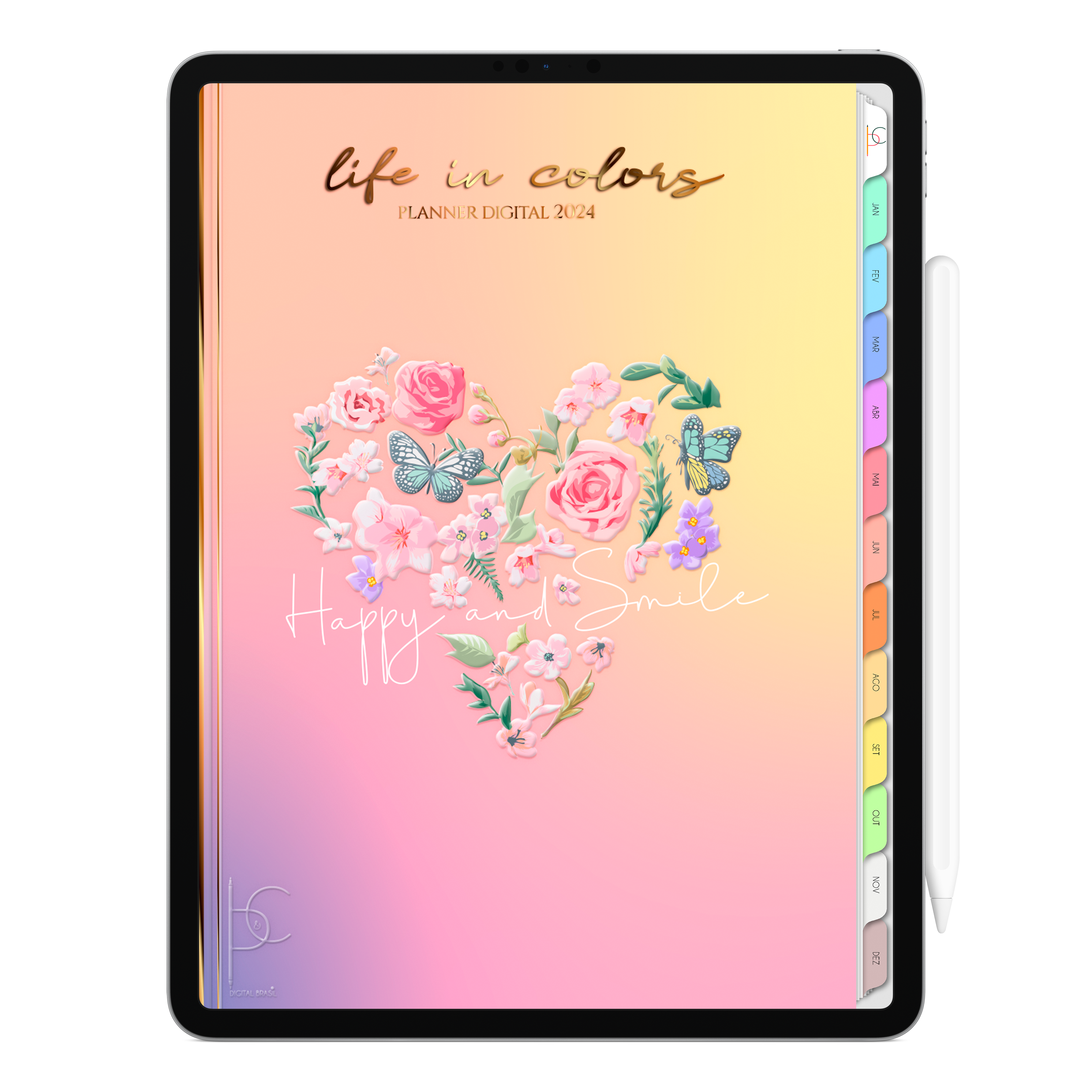 O melhor Planner Digital 2024 para planejar e organizar a vida em 2024 para iPad e Tablet Android com app GoodNotes, Noteshelf, Samsung Notes, flexcil. Cadernos & Planner Digital Brasil