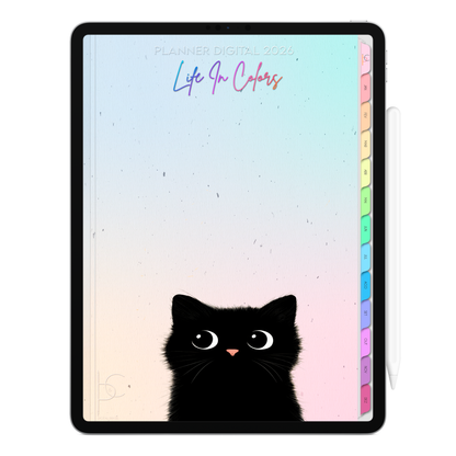 Planner Digital 2026 Vertical Life In Colors Fofura Minha pt-BR • Para iPad e Tablet Android • Download Imediato