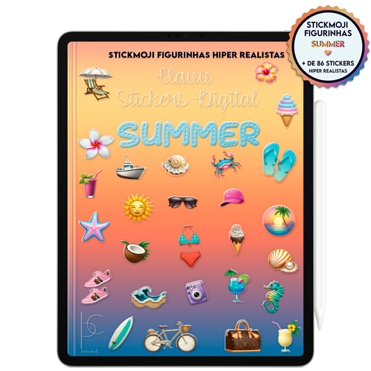 Figurinhas Stickmoji para anotações digitais no iPad e Tablet Android. Planner e Cadernos Digital para planejamento e estudos. Cadernos & Planner Digital Brasil