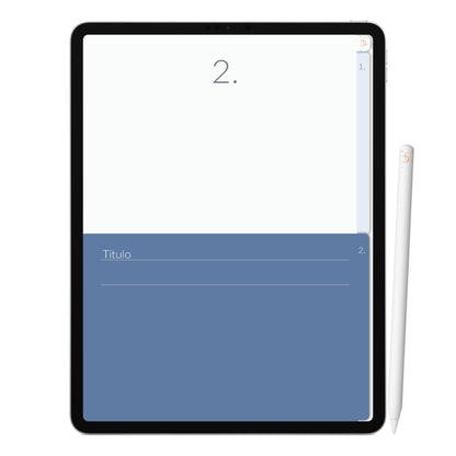 Caderno Digital Mindful Atento ' 2 Matérias Divisórias • Study • iPad Tablet • GoodNotes Noteshelf  • Download instantâneo