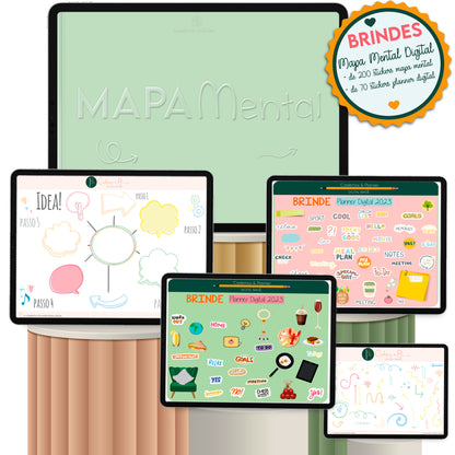 Planner Digital 2023 Horizontal Life In Colors Beleza Rara • iPad Tablet • Download Instantâneo • Sustentável