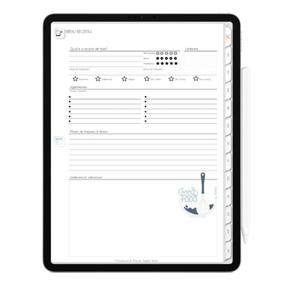 Planner Digital 2023 Vertical Executivo White Beleza Delicada • iPad Tablet • Download Instantâneo • Sustentável