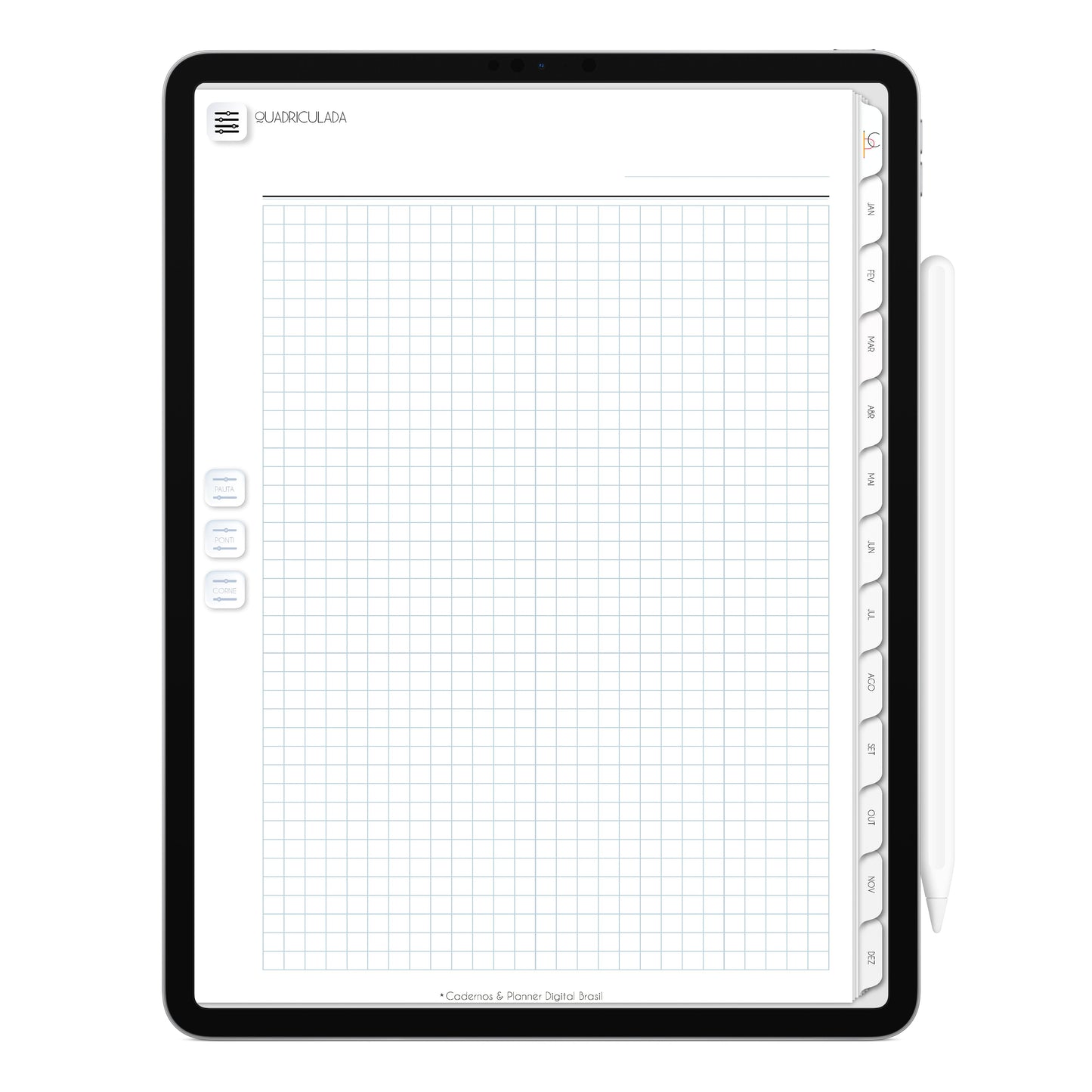 Planner Digital 2023 Vertical Executivo White Evolução Constante • iPad Tablet • Download Instantâneo • Sustentável