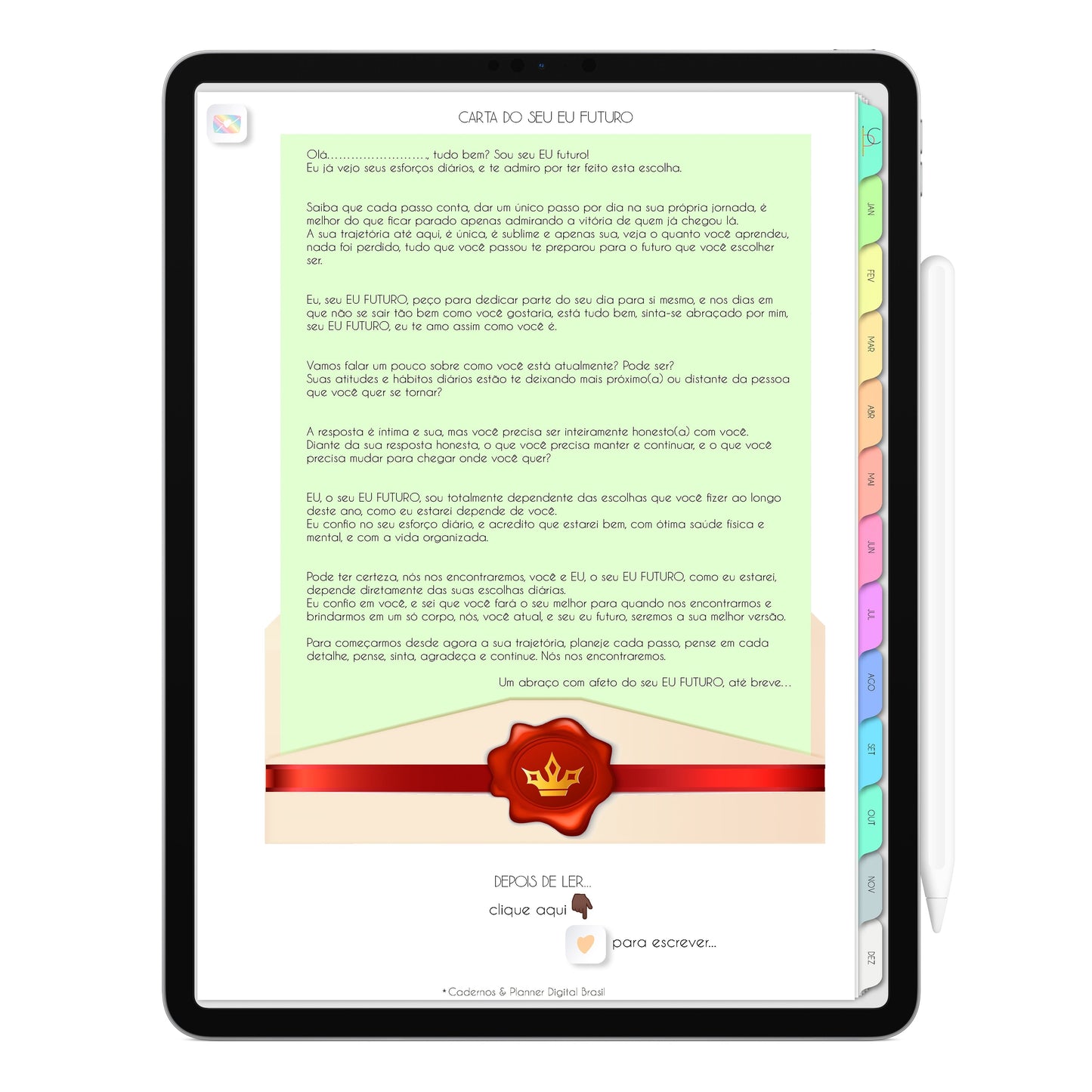 Planner Digital 2023 Vertical Life In Colors PetLove • iPad Tablet • Download Instantâneo • Sustentável