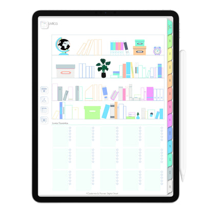Planner Digital 2023 Vertical Life In Colors Realeza Bela • iPad Tablet • Download Instantâneo • Sustentável