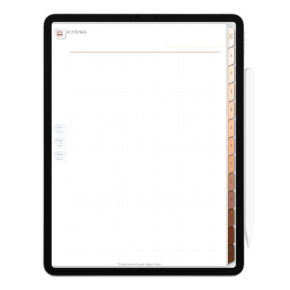 Planner Digital 2023 Vertical Minimal Universe Self Care • iPad Tablet • Download Instantâneo • Sustentável