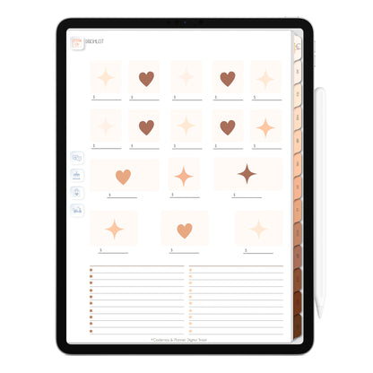 Planner Digital 2023 Vertical Minimal Universe Self Care • iPad Tablet • Download Instantâneo • Sustentável