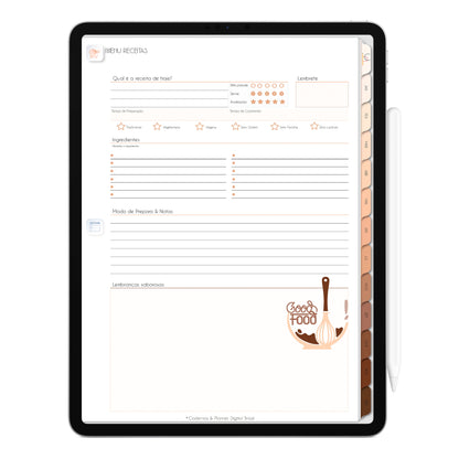 Planner Digital 2023 Vertical Minimal Universe Energia Criativa • iPad Tablet • Download Instantâneo • Sustentável