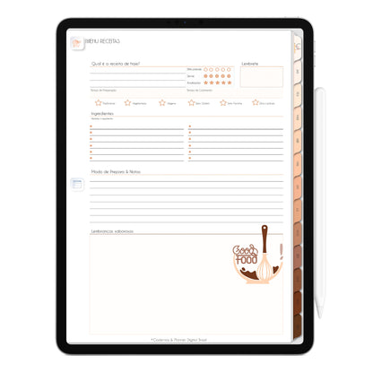 Planner Digital 2023 Vertical Minimal Universe Self Care • iPad Tablet • Download Instantâneo • Sustentável