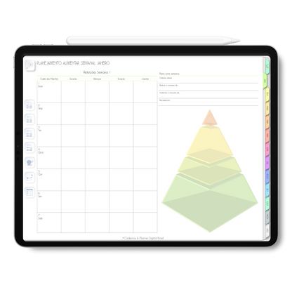 Planner Digital 2023 Horizontal Life In Colors Colorful Life • iPad Tablet • Download Instantâneo • Sustentável